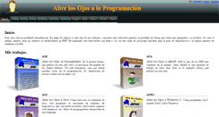 Desktop Screenshot of abreojosensamblador.net